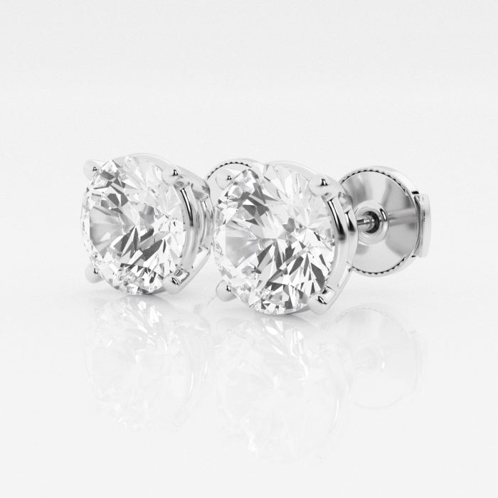 Lab Grown Diamond  Stud Earrings 2 - 12 ctw Round