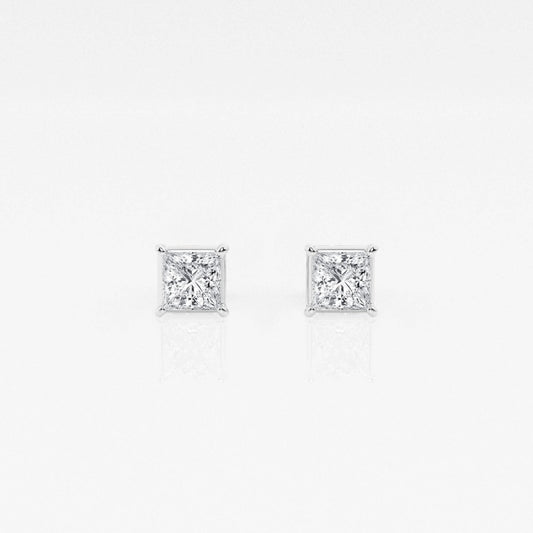Princess Lab Grown Diamond Stud Earrings